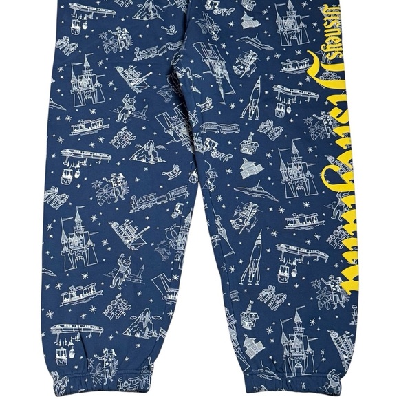 NWOT Disney 100 Disneyland Resort Comfort Jogger Sweatpants Novelty Unisex XXL - Picture 4 of 13